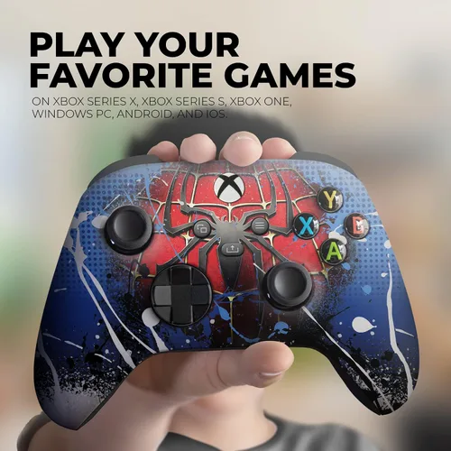 Vista 4 de DreamController Original Xbox Wireless Controller Special Edition Customized Compatible with Xbox One SX, Xbox Series XS & Windows 10 Made with