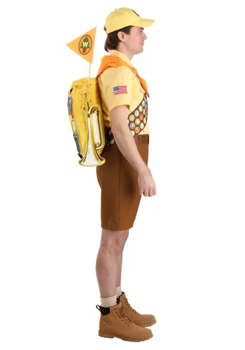 Vista 9 de Disfraz Deluxe Russell de UP de Disney para Hombre Multicolor