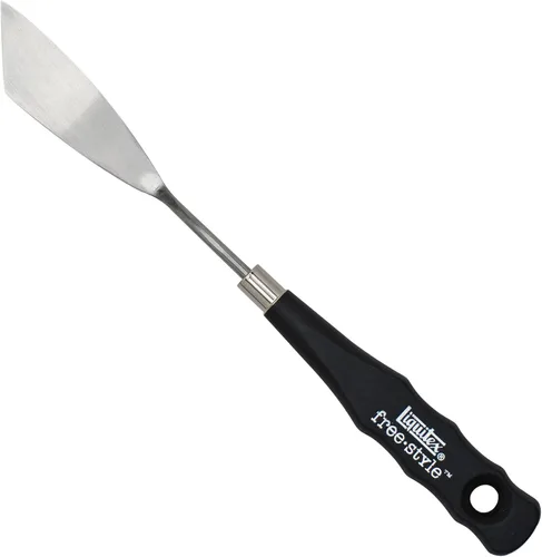 Vista 20 de Liquitex Cuchillo de pintura pequeño profesional Freestyle, n.º 1, plata/negro