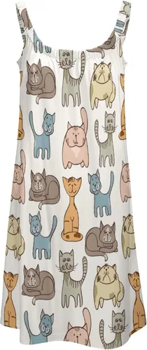 Vista 6 de Camisón de playa para mujer, camisón suave para dormir, pijama holgado y cómodo