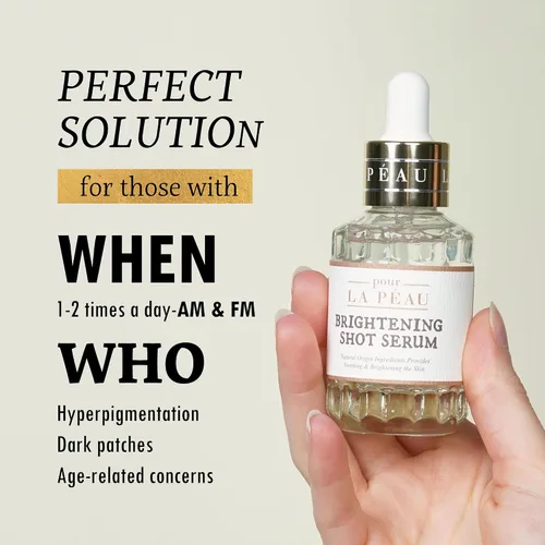 Vista 4 de Sérum iluminador Suero iluminador de la piel para la cara Suero hidratante facial orgánico de hiperpigmentación Suero facial hidratante