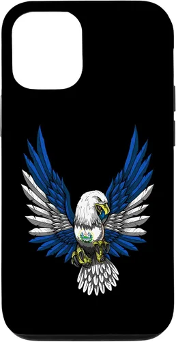 Vista 11 de Funda para iPhone 12 mini con bandera de El salvador y águila salvadoreña