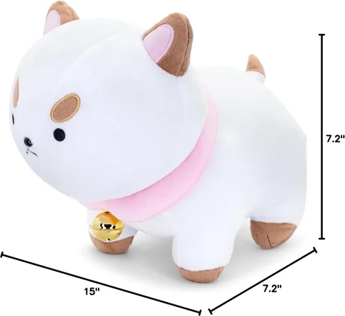 Vista 8 de Toynk Bee and Puppycat - Juguete de peluche de 13 pulgadas Animal de peluche suave abrazable para acurrucarse Coleccionable con licencia