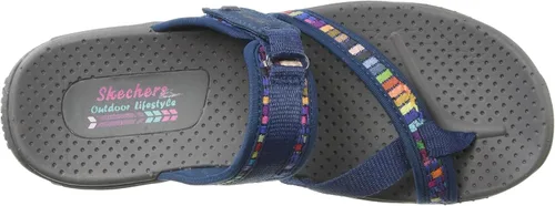 Vista 5 de Skechers Women's Reggae-Mad Swag-Toe Thong Woven Sandal