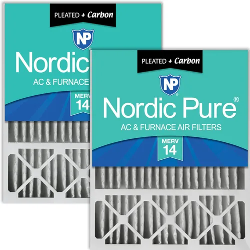 Vista 25 de Nordic Pure 20 x 25 x 5 (tamaño real: 19 3/4 x 24 3/4 x 4 3/8) Lennox X6673 X6675 Filtro Merv 8 de repuesto para reducción de olores 2