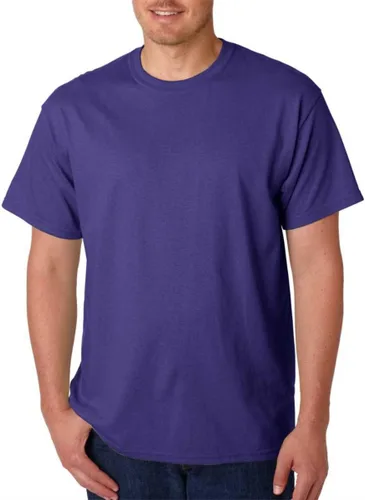 Vista 328 de Gildan Camiseta G500 para hombre Ceniza/baya