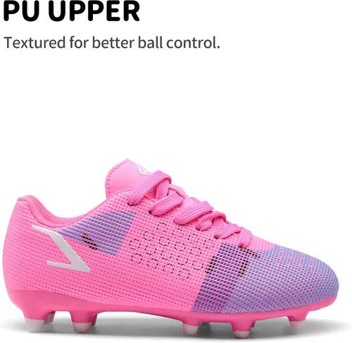 Vista 2 de DREAM PAIRS Zapatos de fútbol para niños y niñas, zapatos de fútbol para niños pequeñosniños grandes
