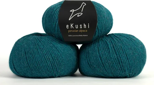 Vista 127 de 100% Hilo de Alpaca Baby para Tejer y Ganchillo - 1 Cono de Hilo Premium DK - Ligero, Hipoalergénico y Térmico Hecho en Perú - Ideal para Proyectos