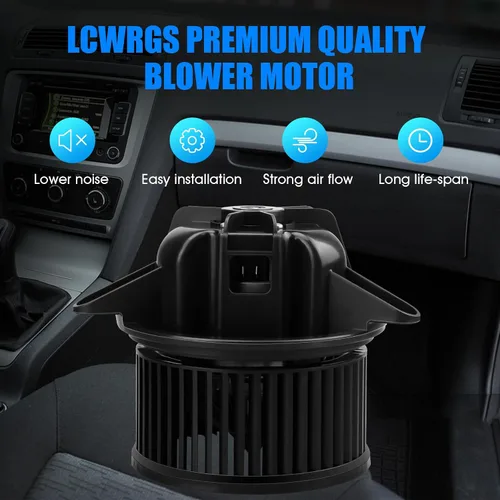 Vista 2 de Ventilador de motor de ventilador de CA delantero para Jeep Cherokee Wrangler TJ 1997 1998 1999 2000 2001 HVAC Calentador Motor Soplador Repuesto #