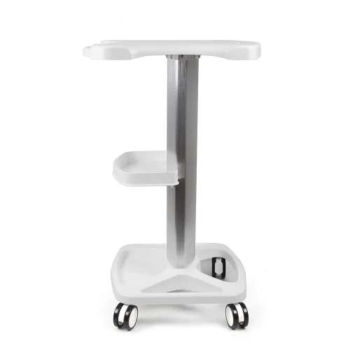 Vista 4 de Soporte de carro de aleación de aluminio montado para máquinas de cavitación ultrasónica RF Salon Spa Belleza Tatuaje Rolling Cart Tray USA Stock