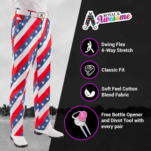 Vista 6 de Royal Awesome - Pantalones de golf para hombre