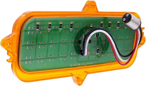 Vista 5 de United Pacific CPL6066A 33 LED ámbar señal de giro y luz de estacionamiento para camioneta Chevy 1960-66, 12V, recubierto de epoxi y sellado