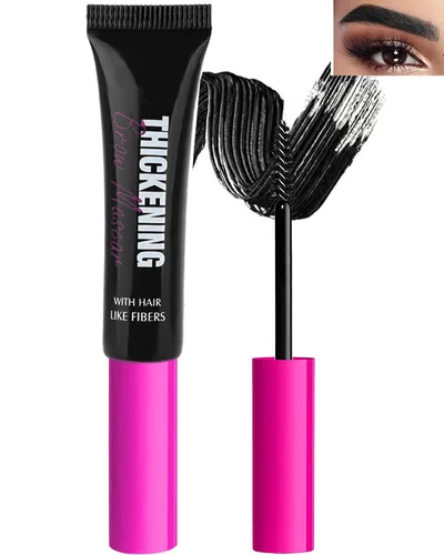 Vista 16 de Kit de gel de cejas teñido impermeable, gel de rímel de cejas engrosante y pegamento de cejas de ajuste transparente, crema de cejas de relleno
