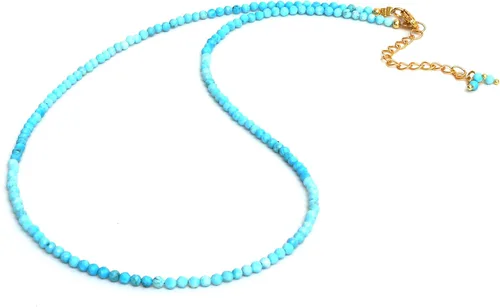 Vista 13 de Gargantilla con cuentas naturales, cuentas facetadas, collar de piedra natal, cristal curativo de energía, regalo para ella, joyería de plata de ley