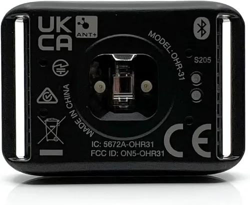 Vista 3 de CATEYE OHR-31 Sensor óptico de frecuencia cardíaca – Bluetooth/ANT+, monitor de frecuencia cardíaca recargable USB para carretera, ciclismo