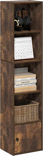 Vista 45 de Furinno PASIR - Estantería de libros de 2 niveles, estantería moderna de 9 x 12 x 21, estanterías abiertas para sala de estar, dormitorio, oficina