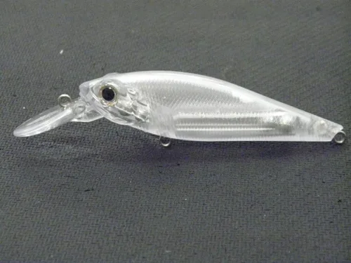 Vista 41 de 10 Señuelo en Blanco sin Pintar Minnow Crankbait de Agua Superior sin Labios Jerkbait Señuelos de Pesca