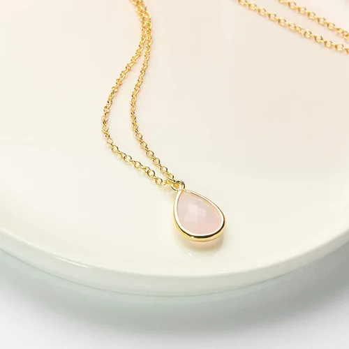 Vista 2 de Dear Ava Collar de regalo para mujeres y niñas, colgante de joyería moderna ajustable, idea de regalo de amor para ella con tarjeta sincera, regalos