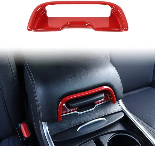 Vista 7 de Voodonala Para cargador consola central reposabrazos interruptor interruptor cubierta para 2011-2024+Dodge Charger, Chrysler 300c Accesorios