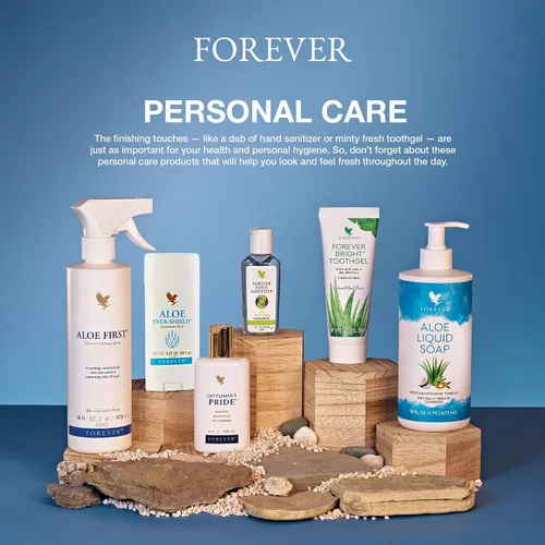 Vista 6 de Forever Living Aloe Ever-Shield - Desodorante sin aluminio con aloe calmante para pieles sensibles, barra de 3.25 onzas (paquete de 2)