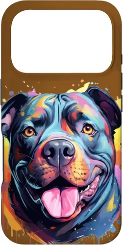 Vista 30 de American Bully Portrait - Funda para iPhone 17