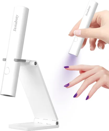 Vista 11 de Luz UV para uñas de gel, mini lámpara de uñas LED UV de mano