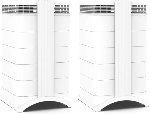 Vista 14 de IQAir HealthPro Plus XE - Purificador de aire con filtración HyperHEPA inteligente para habitaciones grandes de hasta 1125 pies cuadrados - Humo