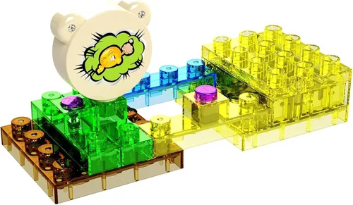 Vista 4 de E-Blox Kit de circuito STEM de bloques de construcción, construye tu propia máquina de eructos y pedos, añade sonidos divertidos a proyectos