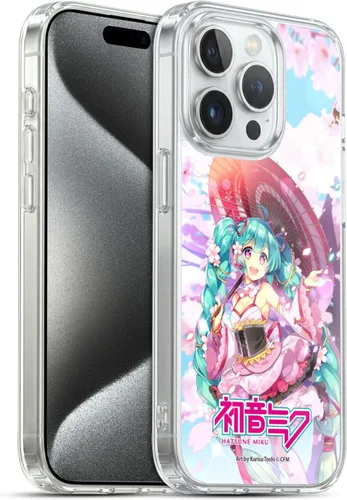 Vista 186 de Head Case Designs Licencia Oficial Hatsune Miku Gráficos Lindos Carcasa de Gel [Protección de Grado Militar] Compatible con Apple iPhone 7