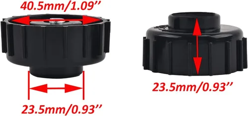 Vista 7 de Realman 309562005 Cabezal de recortadora con retenedores de carrete para Ryobi RY28120 RY28121 RY28140 (SS26) RY28141 RY28160 RY28161 RY34426