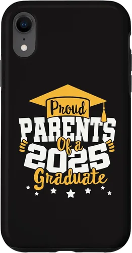 Vista 8 de iPhone 15 Parents of a 2025 Graduate Class Senior Graduation Grad 25 Case