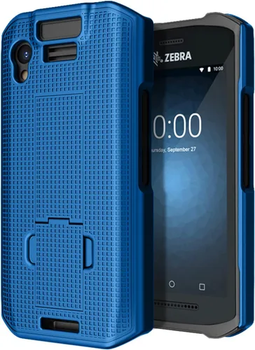 Vista 7 de Nakedcellphone Kickstand para Zebra TC21 TC26 Funda de teléfono - Negro