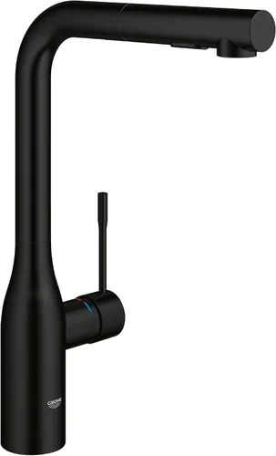 Vista 10 de Llave de baño de gran pico, 1 manija Essence en níquel cepillado InfinityFinish, 30271000