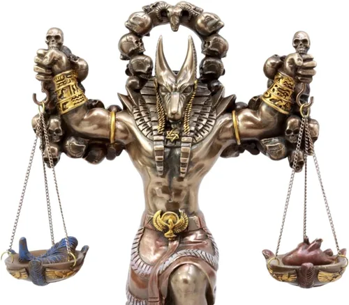 Vista 5 de Pacific Giftware Dios del inframundo egipcio antiguo Anubis Guardián de escamas Figura 8.5 pulgadas (bronce)