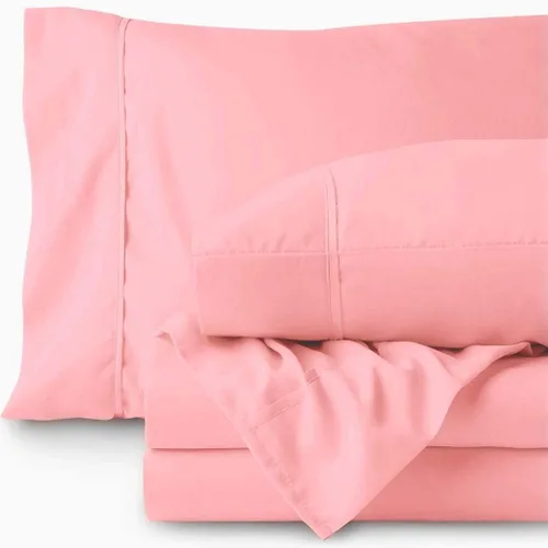 Vista 10 de 500TC Hoja de Super Calidad Ropa De Cama fija 100% algodón egipcio 4pc Set 24" pulgadas bolsillo extra profundo