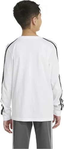Vista 5 de adidas Camiseta de manga larga de algodón con logotipo pequeño para niño