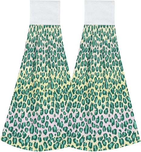 Vista 12 de Toallas vintage de girasol y mariposas para cocina, 2 piezas, toalla de cocina colgante floral de primavera acuarela, toallas de mano florales