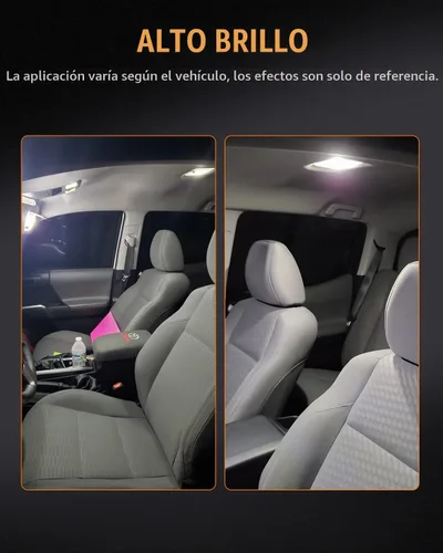Vista 8 de Paquete de bombillas LED blancas compatibles con Honda Accord 2003 2004 2005 2006 2007 2008 2009 2010 2011 2012 Luz interior de mapa + luz
