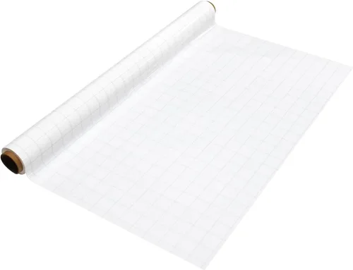 Vista 6 de Paquete de 15 hojas estáticas de borrado en seco, papel tapiz de pizarra blanca de 31.5 x 24 pulgadas, adhesivo de borrado en seco para pared
