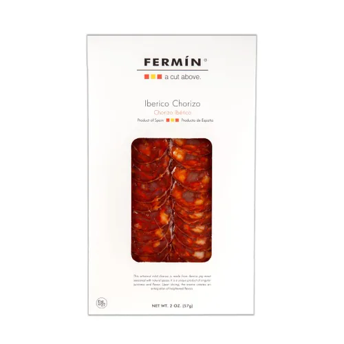 Vista 3 de Trío ibérico Rebanado - Chorizo (2 oz) Jamón (2 oz) Salchichón (2 oz)