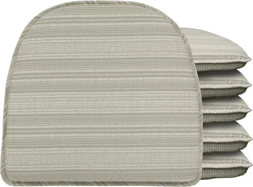 Vista 106 de Klear Vu Raindrop The Gripper - Cojines antideslizantes para silla, suaves y cómodos, almohadillas para asiento, almohadón para cocina, comedor u