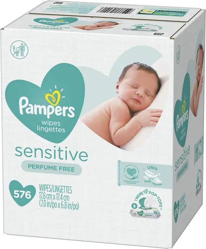 Vista 7 de Pampers Toallitas sensibles para bebés - Sin perfume - 392