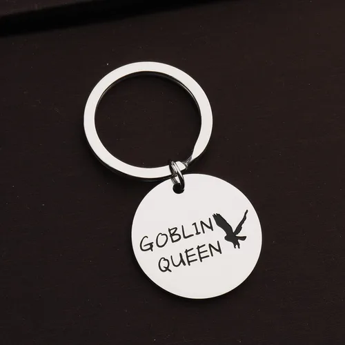Vista 3 de CENWA - Llavero de laberinto inspirado en la joyería goblin Queen