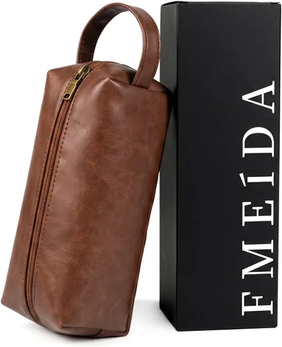 Vista 13 de Fmeida Simple Pencil Case Pouch, Office Supplies Gift for Men Women
