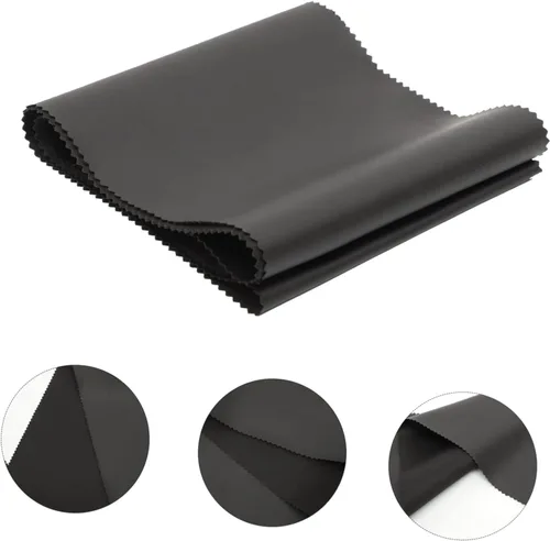 Vista 3 de PU Leather Piano Keyboard Cover Dustproof Anti Scratch Protector Black Finish, Resists Dirt and Wear, Keeps Keys Clean, Does Not Shed Hair