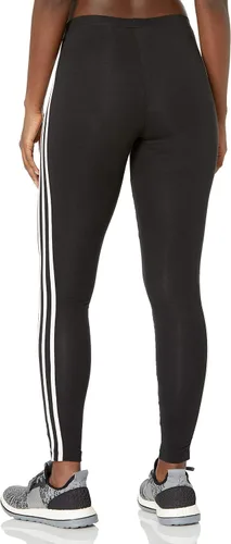 Vista 2 de adidas Originals Leggings de 3 rayas para mujer, NegroBlanco