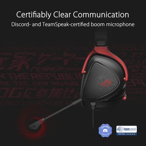 Vista 3 de ASUS ROG Delta S Core - Auriculares para juegos con cable ligero de 952oz sonido envolvente 71 controladores de 1969in micrófono certificado Discord