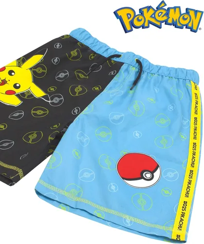 Vista 4 de Pokémon Swim Shorts Boys Pikachu Swimming Pants Trunks Kids & Teens