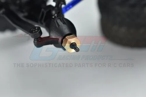 Vista 2 de GPM for AXIAL-1/24 AX24 XC-1 4WS Crawler Brushed RTR-AXI00003 Brass Hexagon Adapter 3.0MM Thick for one Vehicle