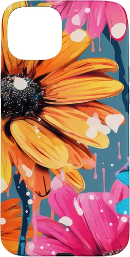 Vista 9 de Drip Gerbera Daisies Case for iPhone 17